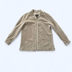 Vintage Outfit JPR Cream Suede Western Shirt Jacket Size M